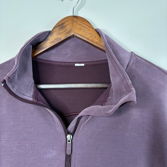 Lululemon Softstreme Half-Zip *Long Sequoia Purple Large - Picture 7 of 10